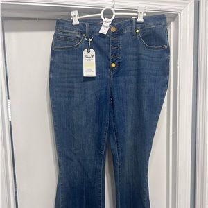 Size 16 new with tags jeans. Lane Bryant brand .flare leg